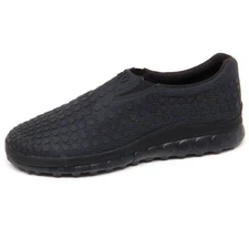 E8000 (WITHOUT BOX) sneaker uomo rubber/tissue CCILU blu/black slip on shoe man