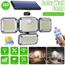 333 LED Solar Lights Outdoor 3000LM Waterproof Motion Sensor Security Wall Lamp