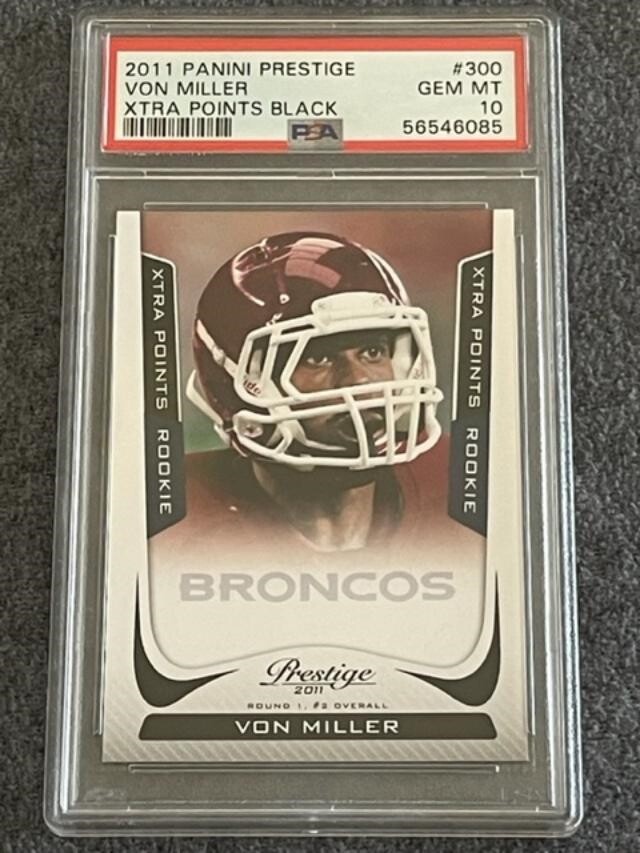 Von Miller Panini Prestige #300 Xtra Points Black