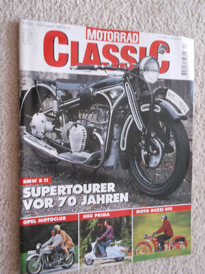 Motorrad Classic, Heft 4/2001; BMW R 11; Morton Werksrennmaschine; Puch 262