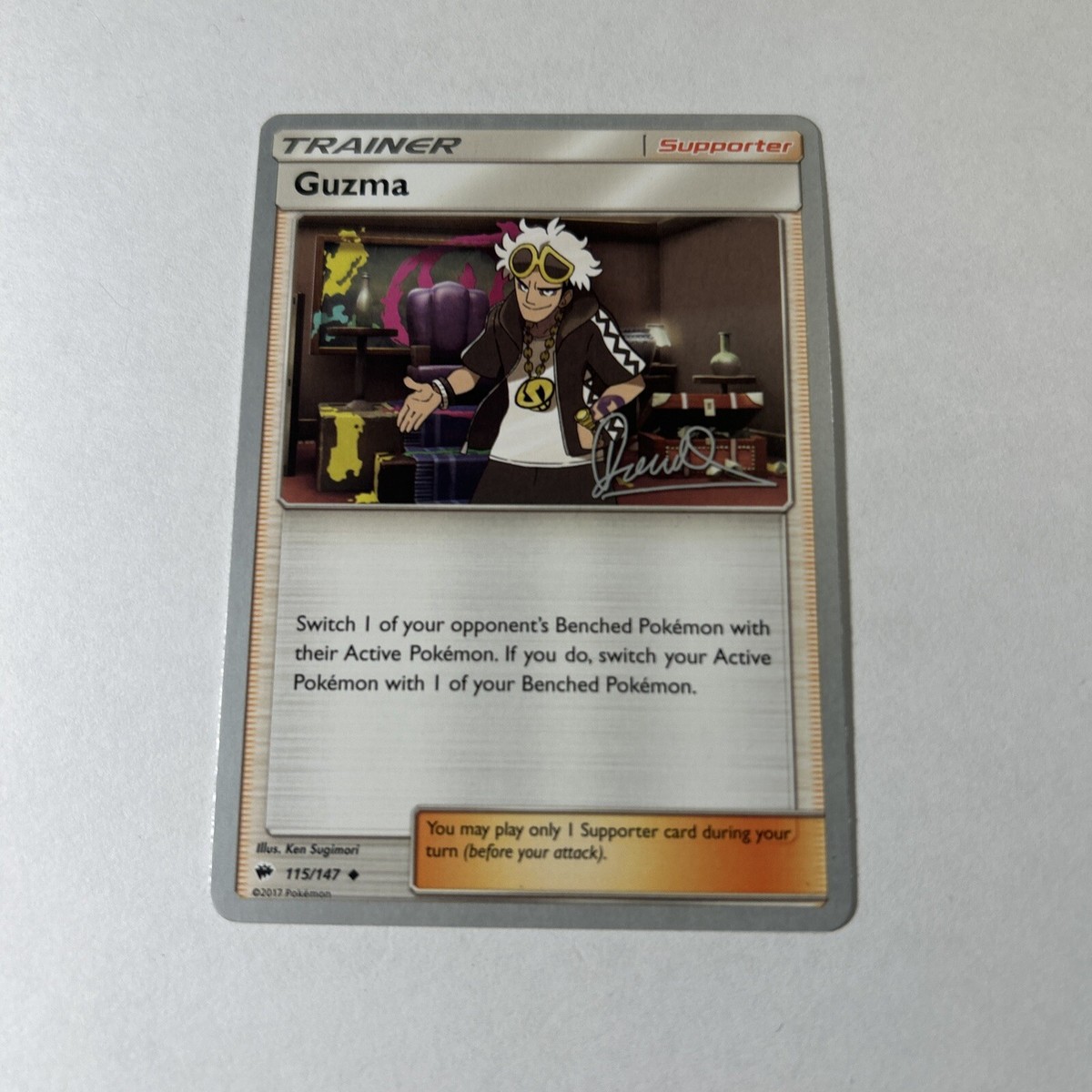 Pokémon TCG Guzma 2017 World Championships 115/147 Uncommon