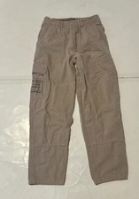 Bugle Boys Special Forces Tan Khaki Cargo Pants Size 12 Waist 26 Boys