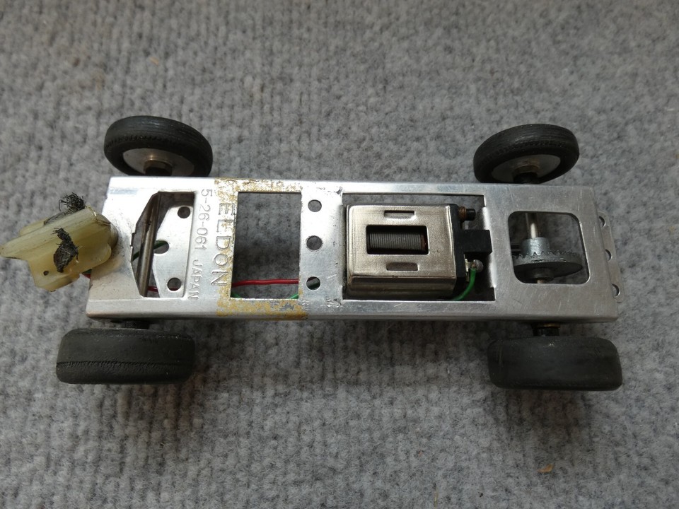 SLOT CAR RACING 1/32 SCALE ELDON CHASIS & MOTOR ALUMINUM 526061 eBay
