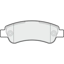 Apec Blue Brake Pads - Rear PD3109 For Citroen Relay Fiat Ducato Peugeot Boxer