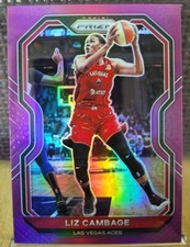 2021 Panini Prizm WNBA Liz Cambage Purple Prizm /99 Las Vegas Aces