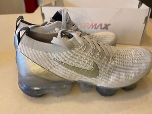 Details about N Air VaporMax FLYKNIT 3 Wht/Sil AJ6910 101 (W) Womens size 5.5 No Lid