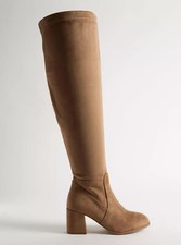 High Heel Overknee Stiefel, Gr. 44-45, neu, bequeme Weite (auch für Männerfüße!)