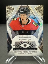 2019-20 UD Black Diamond Dominik Kubalik Single Diamond Relic Rookies 16/99