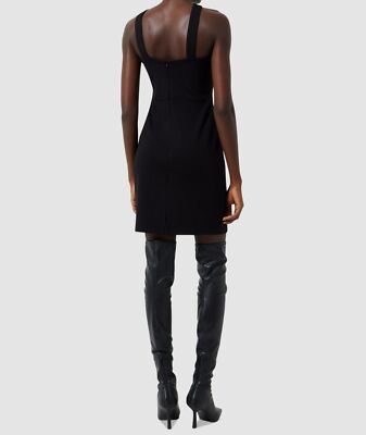 navy halter mini dress SheBird main image 0
