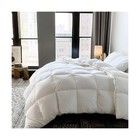 White Feather and Down Comforter King Size - Luxury All Season with 100% Cott...