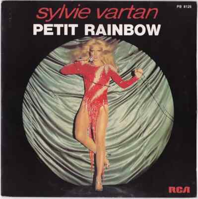 Sylvie Vartan Petit Rainbow ORANGE PAPER LABELS Vinyl Single 7inch RCA Victo