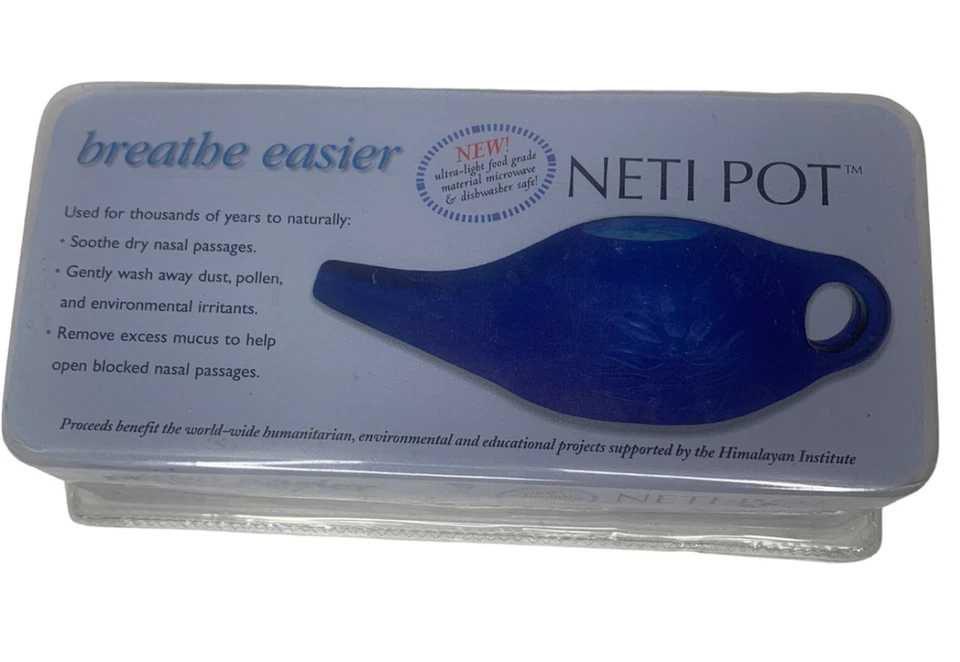 Neti Pot Breathe Easier Cleaning Washing Nose Changer Stuff Nasal Cleaner Washer - Image 3 of 4