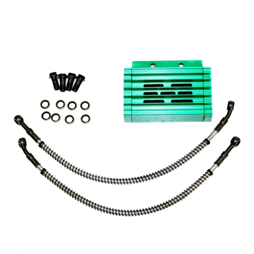 GREEN CNC Engine Oil Cooler Kit Radiator 140cc 150cc 160cc PIT PRO Trail Dirt...