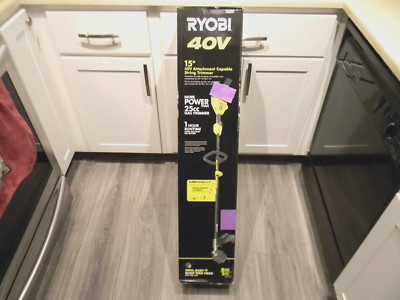 NEW RYOBI RY40ST01 40V String Trimmer 15'' Expand-It Attachment Capable Tool Only