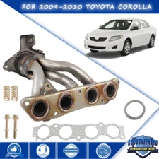 Exhaust Manifold w/ Gasket Direct Fit For 2009-2010 Toyota Corolla 1.8L 674-812