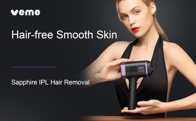Veme V701 Pro IPL Haarentferner Gerät Ice Cool & 500000 Blitze Neu in OVP