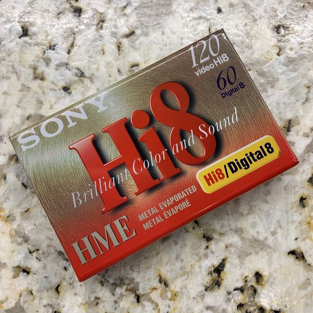 Sony Hi8 Digital 8 HME One Blank Video Cassette 120 Video Hi8 60