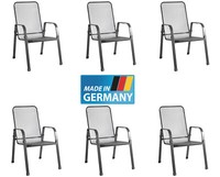 Streckmetall Gartenstuhl Stapelsessel 6 X Mec-Stor Mfg Stapelstuhl Stapelbar