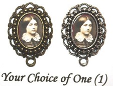 One Small (1 inch) Rosary Center Part | Rosary Supplies | St Zelie Martin Mother