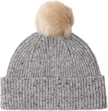 PS by Paul Smith Womens Donegal Pom Beanie On...