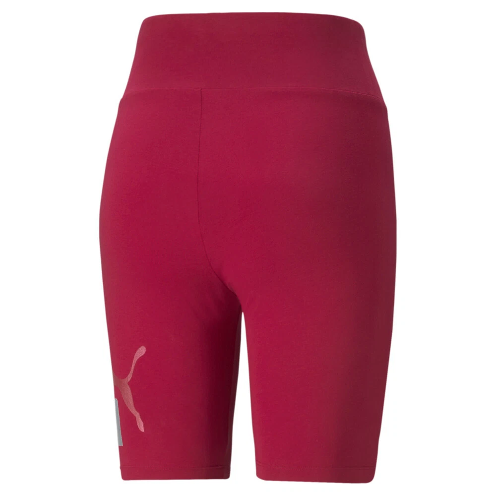 Short Cycliste Rouge Femme Puma Essential eBay