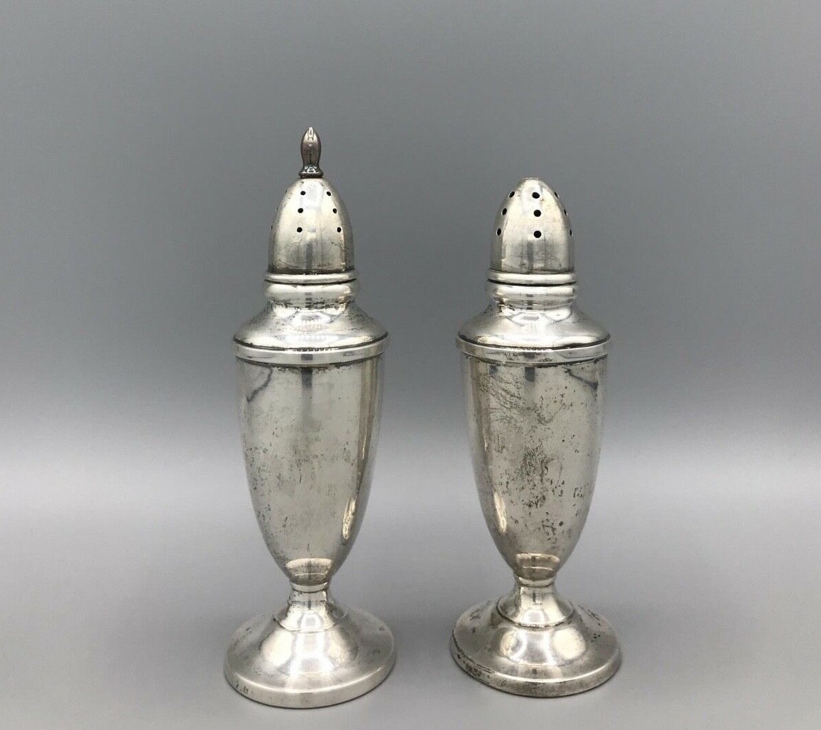 Vintage FISHER SILVERSMITHS Jersey City NJ Sterling 456 Salt