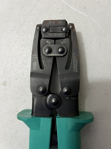 Panduit CT-1004 Ferrulecrimp, 8-6 Awg, Trapezoid, Control Cycle Crimper - Picture 4 of 5