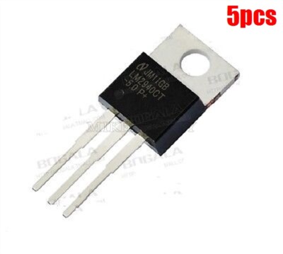5Pcs 5V 1A LM2940CT-5.0 LM2940 Low Dropout Linear TO-220 Voltage Regulator Ne fv
