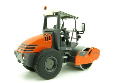 Hamm H7i Smooth Roller Compactor with ROPS - NZG 1:50 Scale
