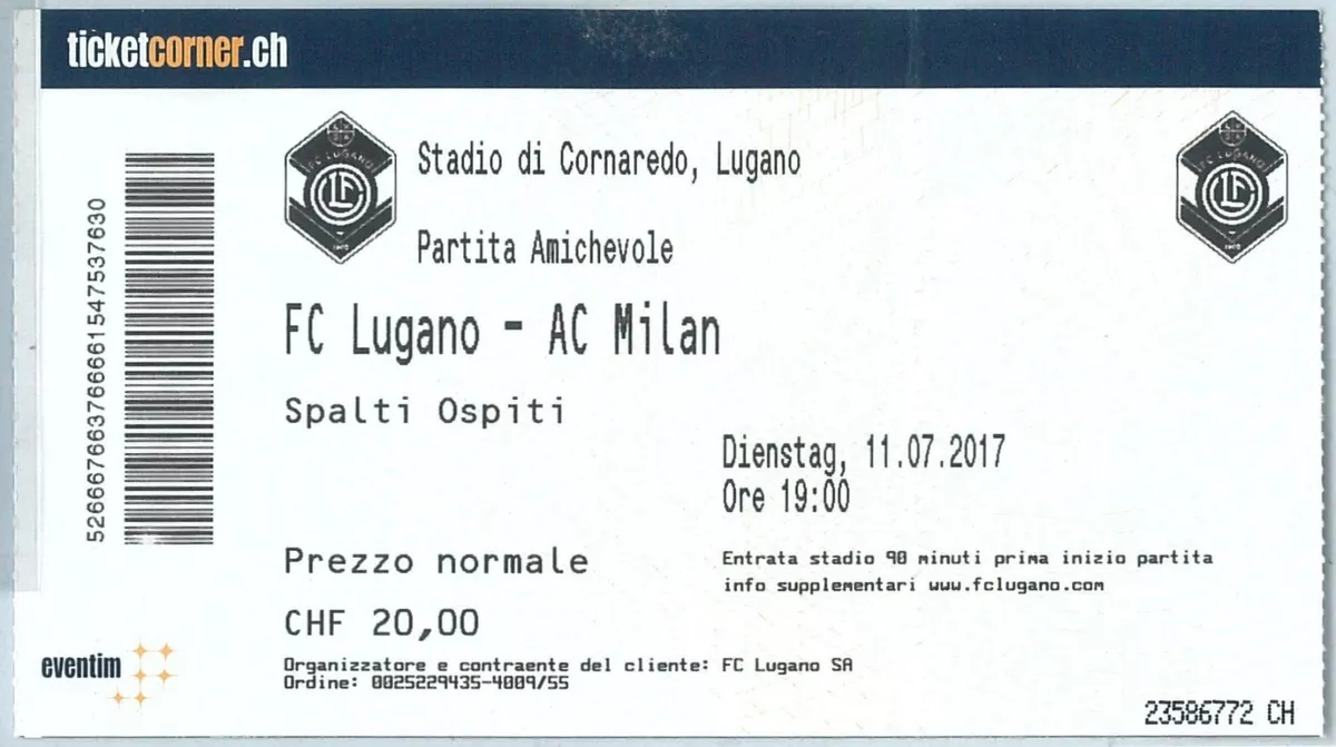 FC Lugano biglietti - Ticketcorner