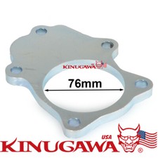 Turbo Outlet Flange Kit For Subaru Ej20 Ej25 Impreza Sti Wrx 76mm Hole