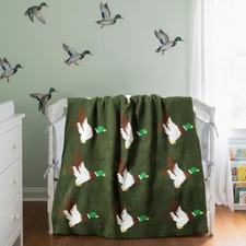 Mallard Duck Baby Blanket for Boys and Girls, Muslin, Breathable, Soft, 40 x ...