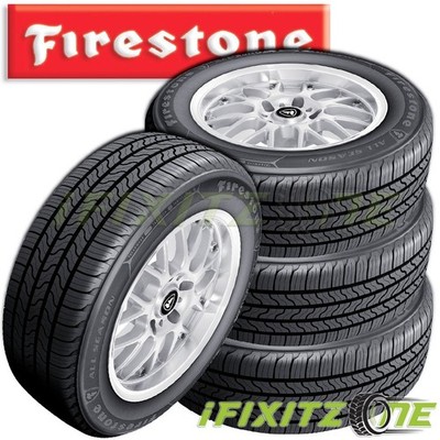 4 Firestone All Season Tires 185/55R16 83T With 65000 Mileage Warranty