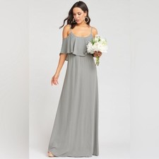 Show Me Your Mumu NWT Caitlin Ruffle Maxi Dress Size Small