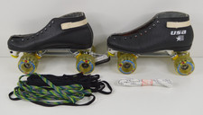 Riedell USA 122 Skates Sure Grip Invader 7L Plates Kryptonics Route 65 Sz 9 NICE