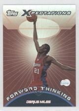 2001-02 Topps Xpectations Forward Thinking Darius Miles #FT10 0a1
