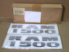 2 Dodge Ram 1500 Door Emblems Chrome 1.5 Tall 2 Dodge Ram 1500 Door Emblems Chrome 1.5 Tall