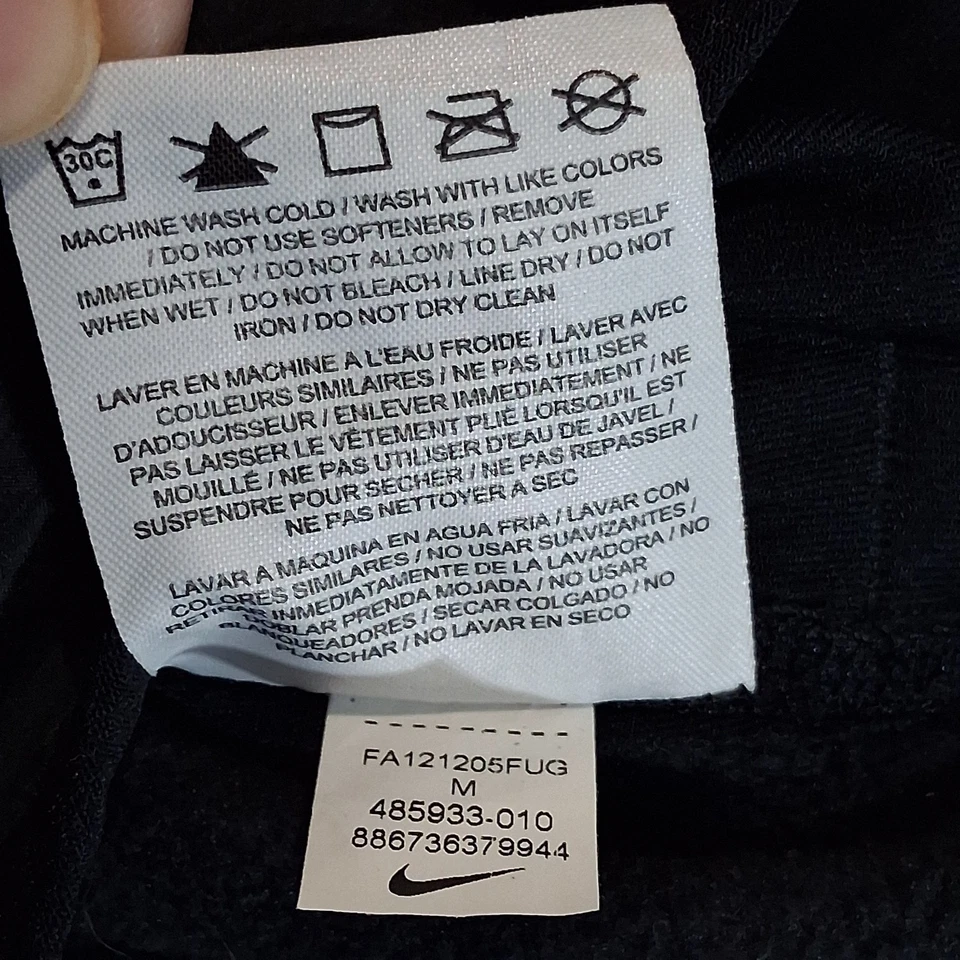 Chaqueta Nike Para Mujer Talla Mediana Negra Activa Manga Larga Gimnasio Ajuste Térmico Cremallera Completa Foto 4 de 4