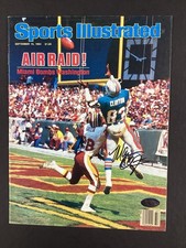 Mark Clayton Signed Sports Illustrated 9/10/1984 Football Dolphins Autograph JSA