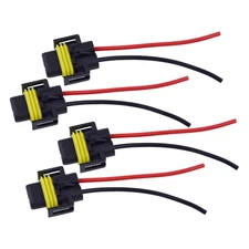 Extension Wire Pigtail Female 880 Four Harness Fog Light Bulb Plug Lamp Hot
