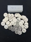 1963 D BU Quarter  Roll - 40 coins -  90% Silver