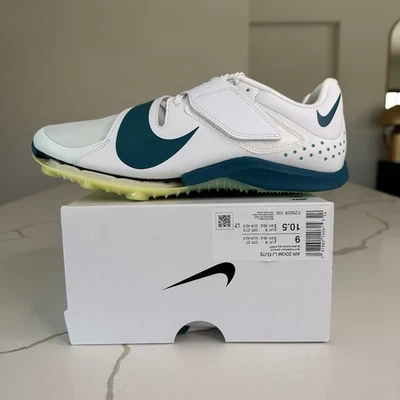Nike Zoom Long Jump Elite White Bright Spruce for Sale
