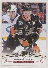 2018-19 Upper Deck UD Exclusives 81/100 Josh Manson #254 r7d