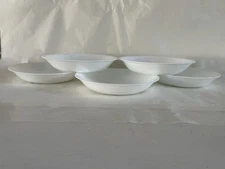 Corelle Vitrelle White Made in USA Pasta / Soup Bowls S/5