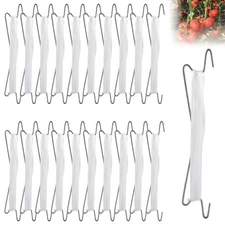 20PCS Tomato Support Hooks Plant Hooks Plant Climbing Hooks Tomato J Hooks Ga...