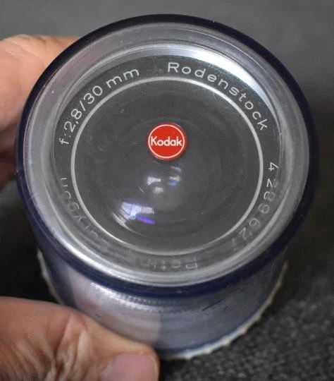 RARO LENTE VINTAGE RODENSTOCK 4289627 RETINA EURYGON 2.8 / 3.0 MM CON ESTUCHE REDONDO Foto 2 de 4