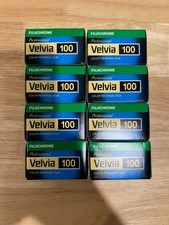 One 1 Roll Fujifilm Velvia 100 36exp Film Apr. 2027 1 Roll 35mm