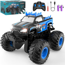 Remote Control Car, 20Km/H All Terrain Monster Tuck Toys with Upright Driving an