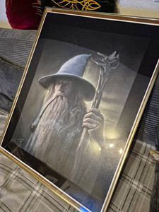 Gandalf MITHRANDIR Fine Art Giclée - Jerry VanderStelt - 11/250 - COA - framed