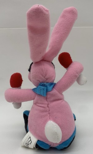 Vtg Energizer Batteries Bunny Plush Toy Drum Sunglasses 1997 Small 90s Pink - Picture 3 of 7
